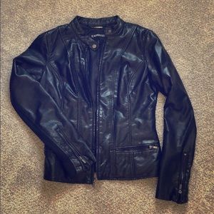 Express faux leather jacket